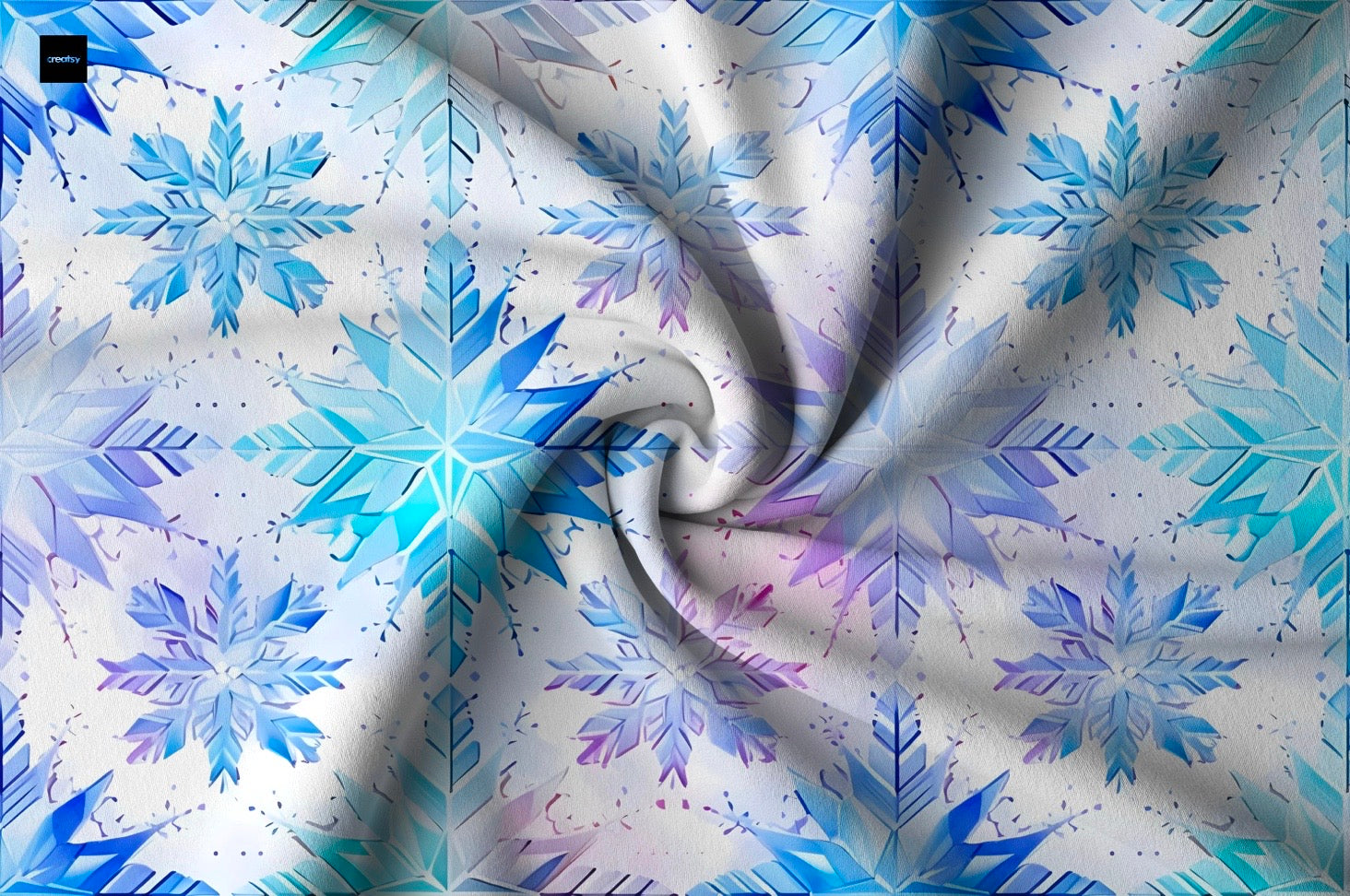 Schneeflocke auf Weiß Wintervorbestellung